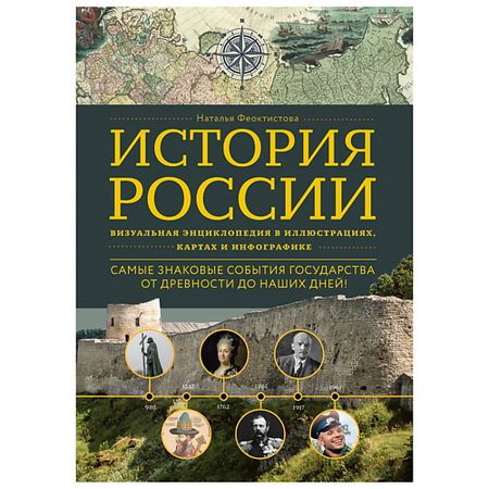 Книга ЭКСМО История России. Визуальная энциклопедия в иллюстрациях, картах