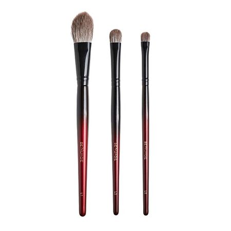 Набор кистей BENUAGE Набор кистей для растушевки теней и пудры детских кистей 4 шт со спонжем 11 21657 diy 5