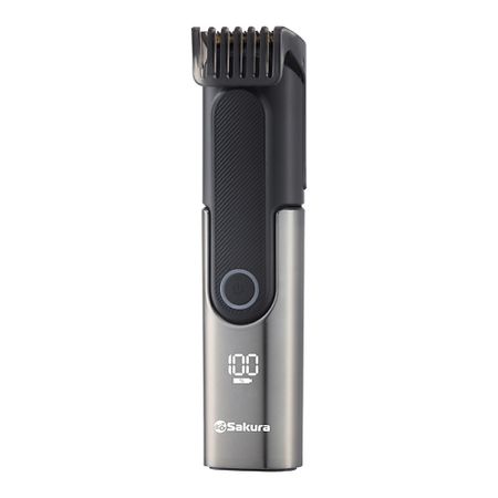 Триммер для волос SAKURA Триммер мужской SA-5536BK LED дисплей USB