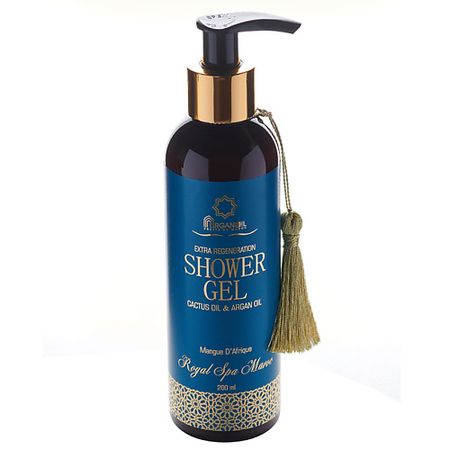 Гель для душа ARGANOIL ROYAL SPA MAROC гель для душа с маслами Кактуса опунции и Арганы