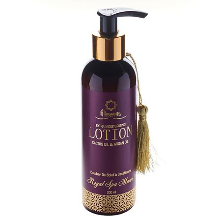 Крем для тела ARGANOIL ROYAL SPA MAROC Крем-молочко с Кактусом опунции и Арганы (На закате в Касабланке)