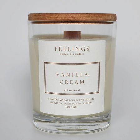 Свеча ароматическая FEELINGS Свеча ароматическая из соевого воска 