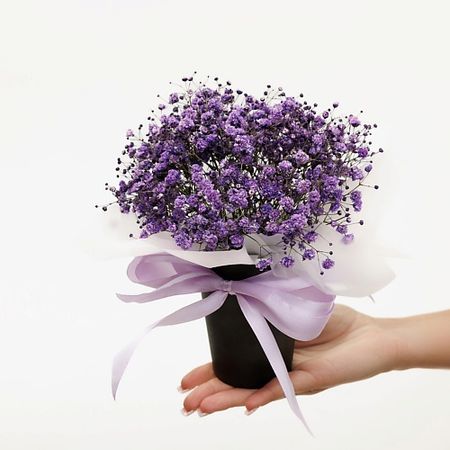 Букет живых цветов БУКЕТНАЯ ЛАВКА Космическая гипсофила варвара леднева москва космическая