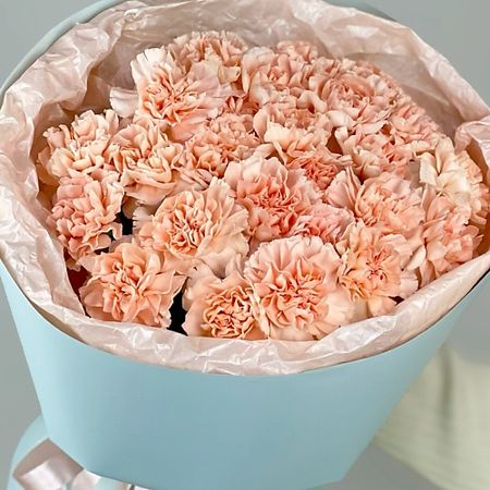 Букет живых цветов OPTROZ.RU Букет из нежных диантусов