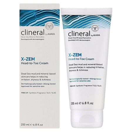 Крем для тела AHAVA Крем для сухой и раздраженой кожи Clineral X-Zem Head-to-Toe Cream