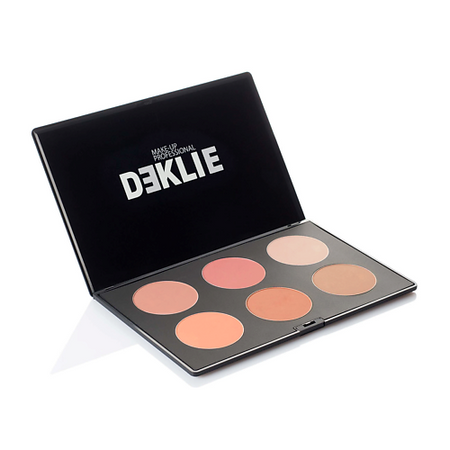 Румяна DE KLIE Румяна-палитра 6 цветов краски акварельные 12 ов палитра луч