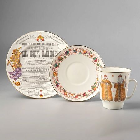 Набор посуды ИМПЕРАТОРСКИЙ ФАРФОРОВЫЙ ЗАВОД Комплект кофейный 