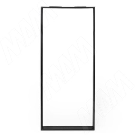 Дижон опора для стола П-образная, 50х10, 445х1040 (+10 мм), черный (RAL 9005, муар) (DJ50X10/445X1040 BLC)