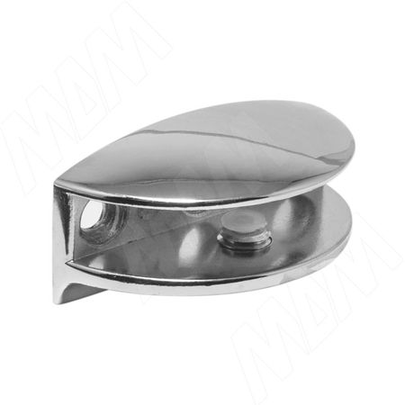 Полкодержатель для стеклянных полок толщиной 8-10 мм, хром (MV16ZCR)