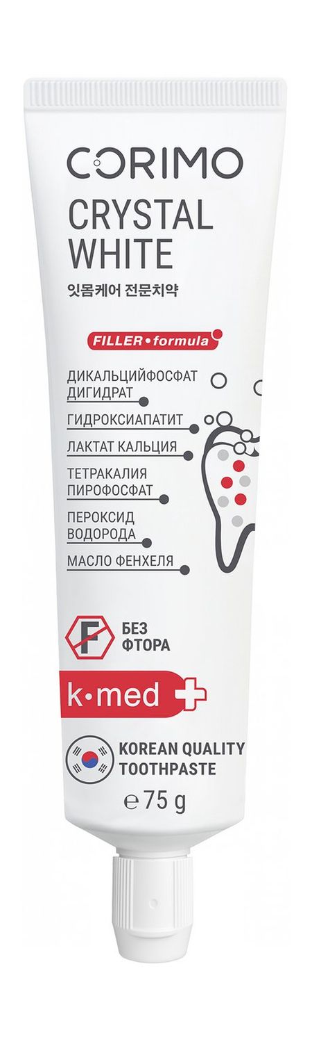 Corimo K-Med+ Crystal White Toothpaste