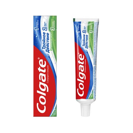 Паста зубная COLGATE ТРОЙНОЕ ДЕЙСТВИЕ 50 мл алина кускова ты моя причина улыбаться