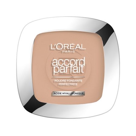 Пудра компактная для лица LOREAL ACCORD PARFAIT Совершенное слияние тон n4 бежевый
