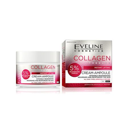 Крем для лица EVELINE с коллагеном для всех типов кожи 50 мл