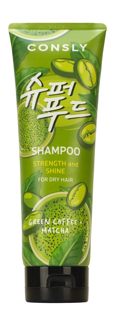 Consly Green Coffee + Matcha Strength and Shine Shampoo
