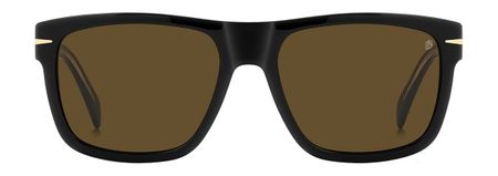 David Beckham Sunglasses DB 7150/S Черный и Коричневый