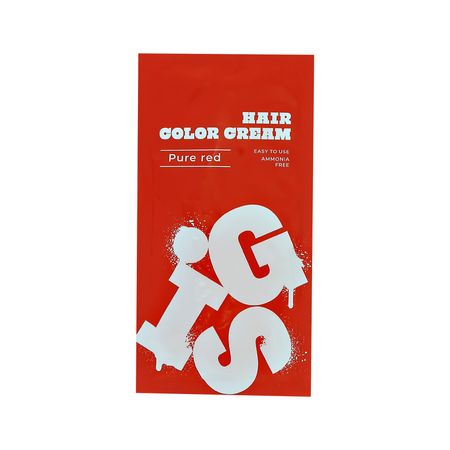 Крем тонирующий для окрашивания волос GIS PURE RED 35 г валентина миллер овые бани быстрые и бюджетные техники окрашивания волос