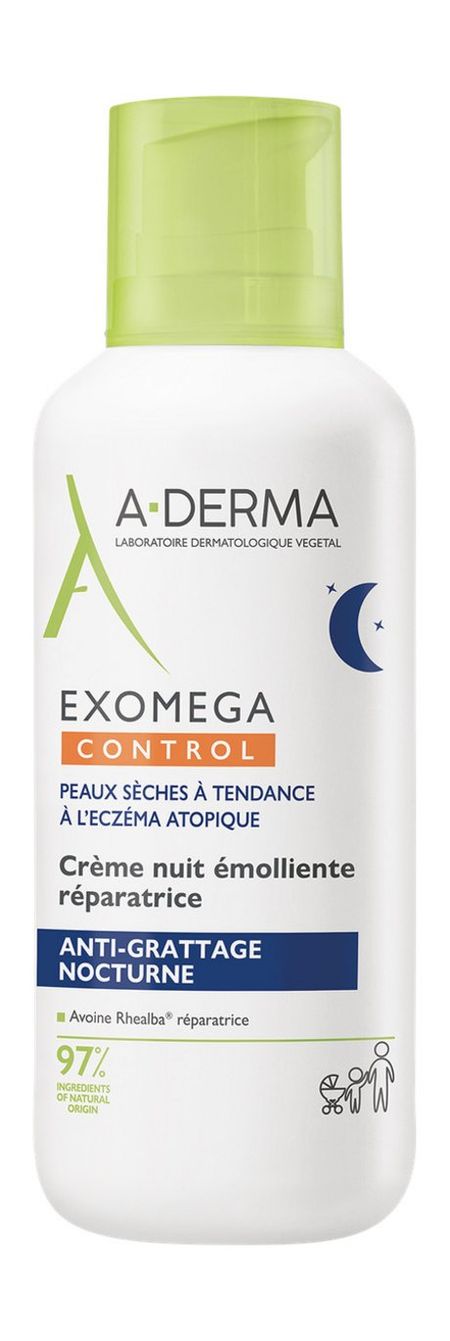 A-derma Exomega Control Repairing Emollient Night Cream
