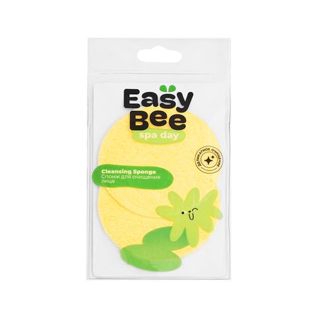 Спонж для очищения лица EASYBEE SPA DAY 2 шт ал карнаки месяц очищения рамазан ураза пост садака