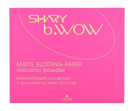 Shary b.WOW Volcanic Powder Matte Blotting Paper