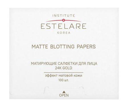 Institute Estelare 24K Gold Matte Blotting Papers joseph sheridan le fanu the purcell papers 3
