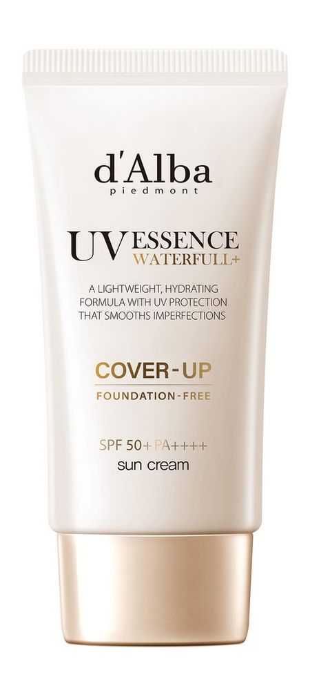 d'Alba Waterfull+ UV Essence Cover-Up Foundation-Free Sun Cream SPF 50+ PA++++