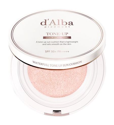d'Alba Color Correcting Waterfull Tone-Up Sun Cushion SPF 50+ PA++++