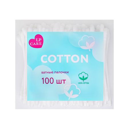 Палочки ватные LP CARE в пакетике 100 шт