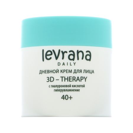Крем для лица LEVRANA DAILY дневной с гиалуроновой кислотой 40+ увлажняющий 50 мл