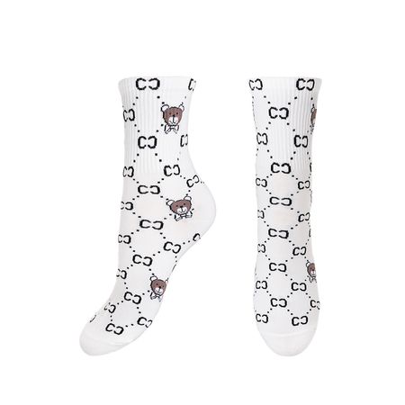 Носки TRENDY LOOK BEAR KNITTED белые one size андрей ткаленко нумерология код жизни как числа влияют на вашу судьбу