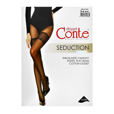 Колготки женские CONTE ELEGANT FANTASY SEDUCTION Nero р-р 3 ирина александровна ефимова рисунок с уменьшением на тридцать лет