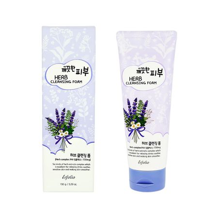 Пенка для умывания ESFOLIO с экстрактом лаванды 150 г юрий сергеевич энтин бу ра ти но и другие песенки