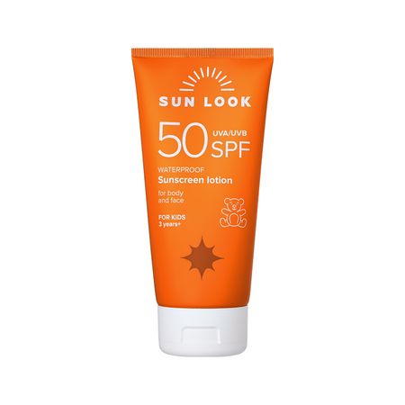 Молочко для тела детское SUN LOOK солнцезащитное SPF-50 150 мл турбозавры аппликация из песка турбозавры вперед арт 06272
