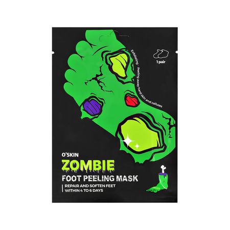 Маска-носочки для ног OSKIN отшелушивающая 20 г х 2 шт маска для сна лисы на бежевом фоне пакет