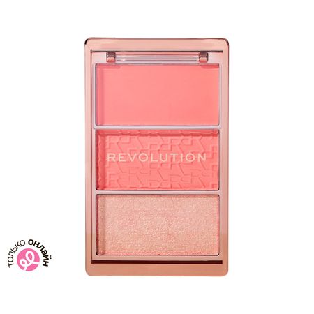 Палетка румян для лица REVOLUTION ICON BLUSH тон Authentic peach дикинсон эмили за красоту мою отняли жизнь