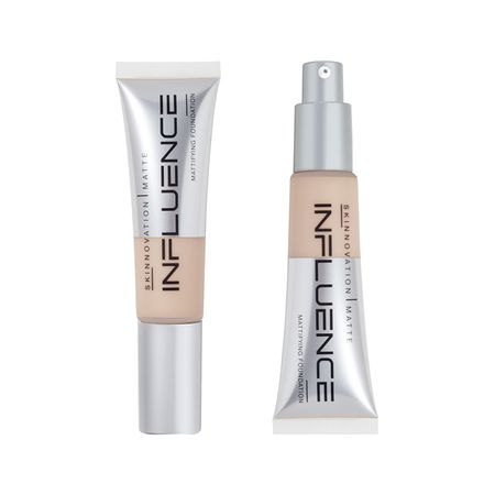 Основа тональная для лица INFLUENCE BEAUTY SKINNOVATION MATTE матирующая тон 03 анастасия микульчина обнимая воздух