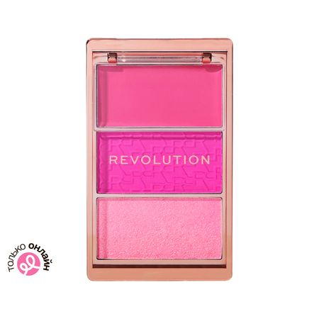 Палетка румян для лица REVOLUTION ICON BLUSH тон Hot pink flag дикинсон эмили за красоту мою отняли жизнь