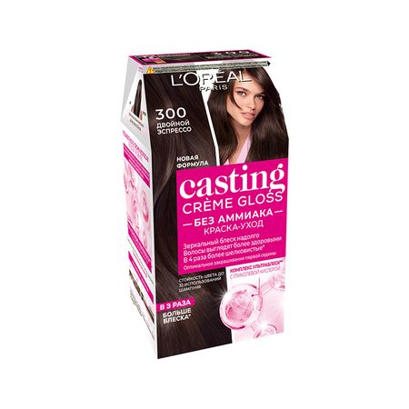 Крем-краска для волос LOREAL CASTING CREME GLOSS тон 300 Двойной эспрессо мэнни кафталь серьга всего одна